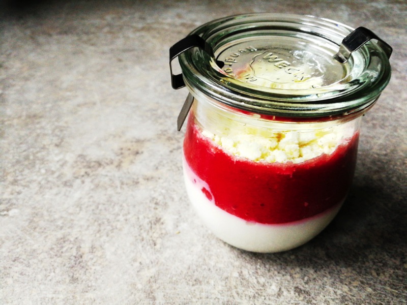 Spaghetti-Eis-Dessert